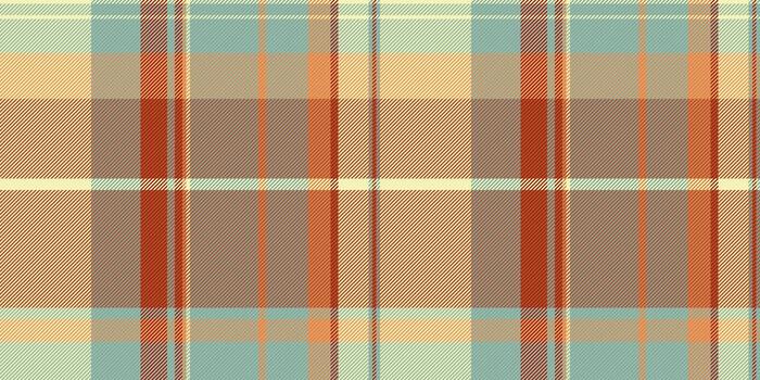 Strip tartan pattern, repeating check textile background. Towel texture fabric plaid seamless in pastel and red colors. vector