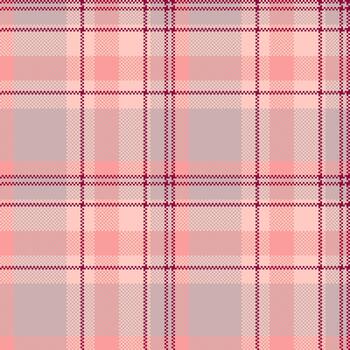 Elegant pixel tartan pattern. A warm, modern textile design with geometric checks. Ideal for backgrounds, fabrics, and creative projects with a cozy, retro feel. vector