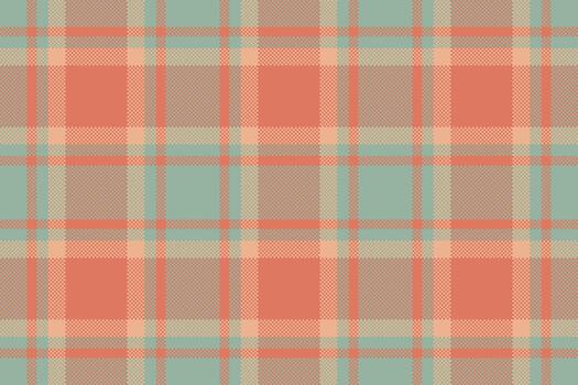 malla cheque textil fondo, comida sin costura tela. puro modelo tartán textura tartán en rojo y pastel colores. vector