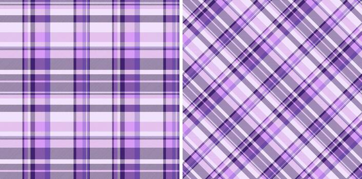 Textile texture pattern of seamless tartan fabric with a background check plaid . Set in wedding colors. Geometric design patterns. vector