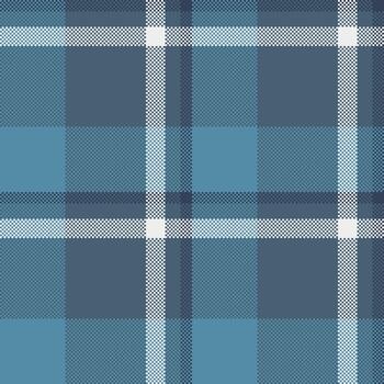 pixelado tartán modelo en calmante azul matices ideal para antecedentes, textiles, o diseño proyectos buscando un clásico, aún moderno textura. sin costura y versátil. vector