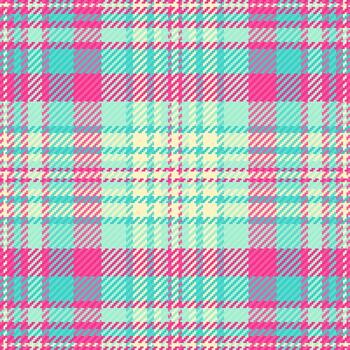 Vibrant tartan pattern with a playful, modern twist. Colorful textile design ideal for backgrounds, apparel, or adding a retro feel to creative projects. vector