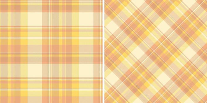 Warm, inviting fabric pattern. A classic checkered design, suitable for backgrounds, textiles, and cozy fall themes. Versatile for print or web use. vector