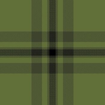 Classic tartan plaid pattern in muted green and black tones. Timeless textile design, perfect for backgrounds, textures, and apparel design projects. Versatile for various creative applications. vector