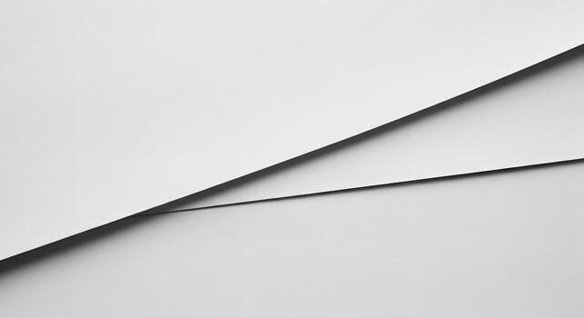 Minimalist White Paper Sheets with Diagonal Overlap for Office and Design Use photo