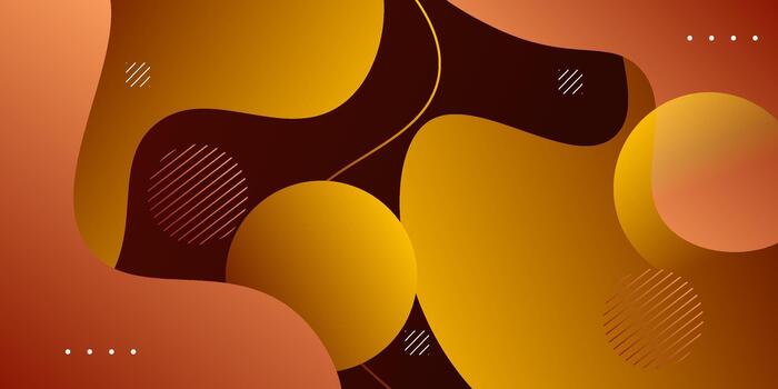 Abstract geometric banner background with simple orange pattern elements. eps10 vector