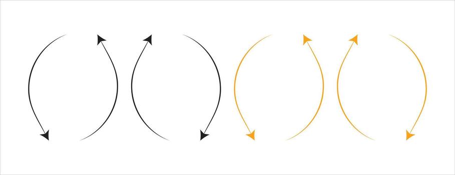 Circular Refresh Reload Arrows Graphic vector