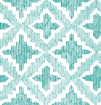 Teal Bohemian Geometric Pattern Textured Background vector