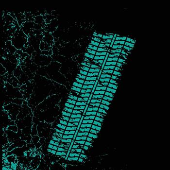 resumen macro fotografía de brillante turquesa cristalino estructuras en contra un oscuro antecedentes vector