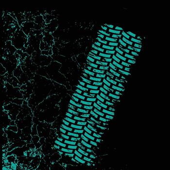 resumen brillante azul y verde microscópico estructuras en contra un oscuro antecedentes con intrincado patrones vector