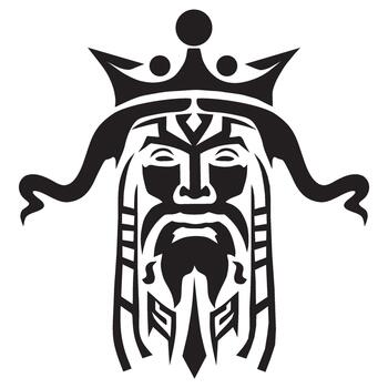 king element icon design vector