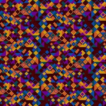 Seamless colored diagonal geometric pattern background - abstract colorful graphic vector