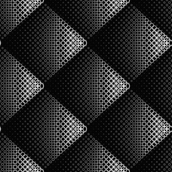 Seamless abstract geometric circle pattern background design vector