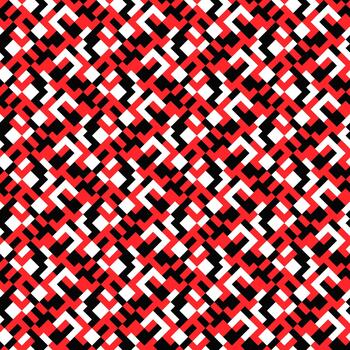 Seamless abstract three color pattern background design vector