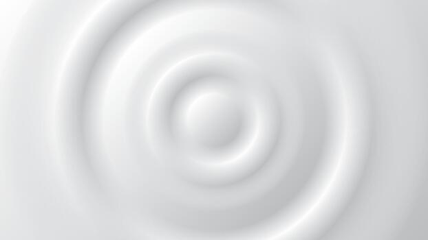 Abstract 3D circle wave on white background vector
