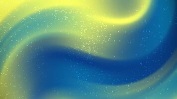abstrakt virvlande gul och blå bakgrund. lämplig för design projekt, reklam, webb grafik, och färgrik konstnärlig skapelser. video