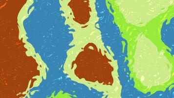 Contexte abstrait, abstrait fluide mouvement animation avec vibrant couleurs et dynamique liquide texture arrière-plan, Stock royalties. video