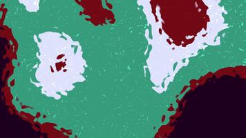 sfondo astratto, astratto fluido arte animazione con vivace colori e dinamico movimento, senza soluzione di continuità ciclo continuo., reali gratuito scorta. video