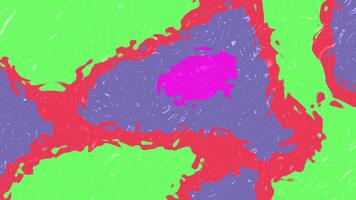 Contexte abstrait, abstrait coloré liquide couler mouvement Contexte avec vibrant Couleur transitions dans une boucle, Stock royalties. video