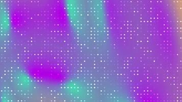 Abstract background, Abstract flowing holographic background with white dots moving across the surface seamlessly, Stock royalty. video