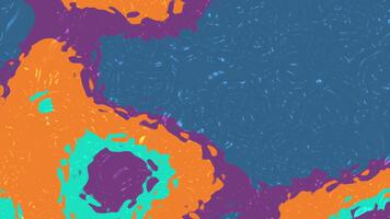 astratto sfondo, astratto colorato liquido dipingere fluente senza soluzione di continuità con dinamico movimento sfondo, azione reali gratuito . video