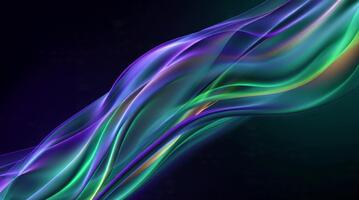 Abstract colorful flowing wave design with vibrant gradient lines video