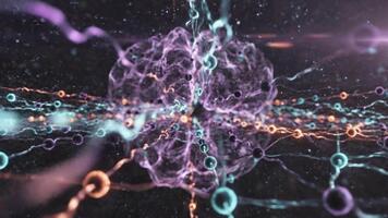 Circuit Board Pulse Abstract System Visual Render video