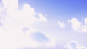 Blue Sky Background With Clouds Background Loop video