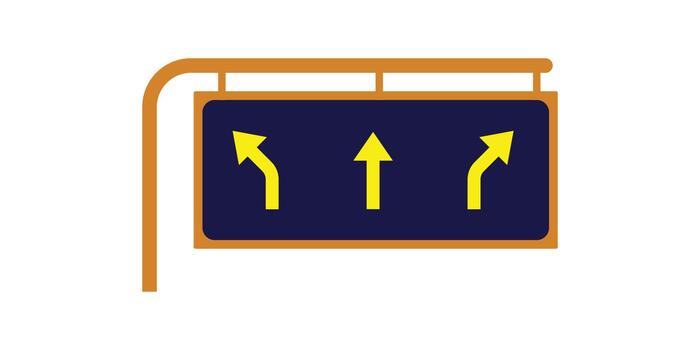 illustration of directional arrows including one way, u turn, left and right navigation signs in black and white style, perfect for maps, traffic guidance, road design and navigation icons vector