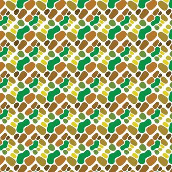 Abstract Turing Organic Shapes Seamless Repeating Texture with Chaotic Motion. vector