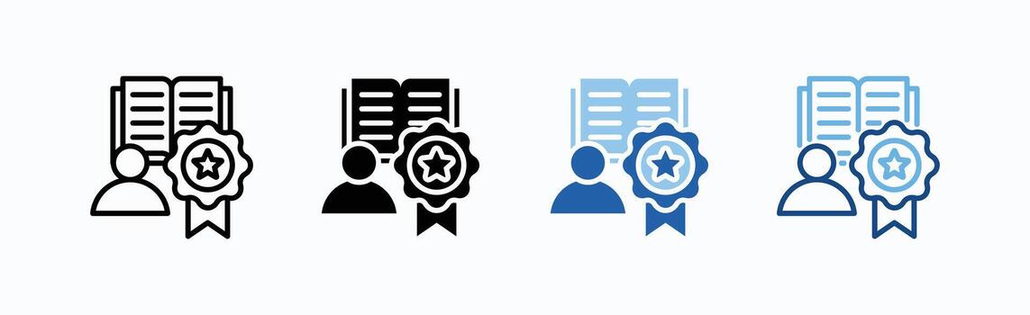 Mastery Icon Sheet Multiple Style vector