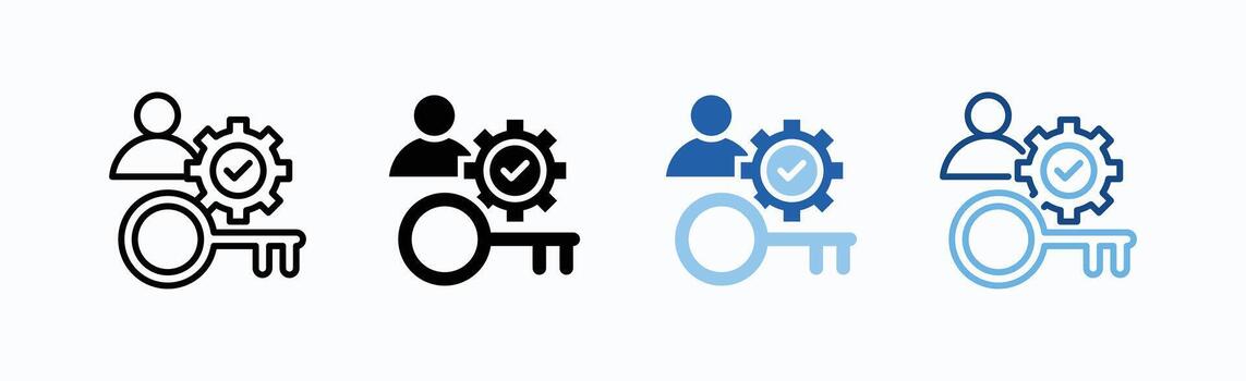 Capability Icon Sheet Multiple Style vector