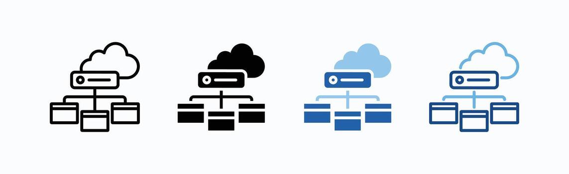 carga balancín icono sábana múltiple estilo vector