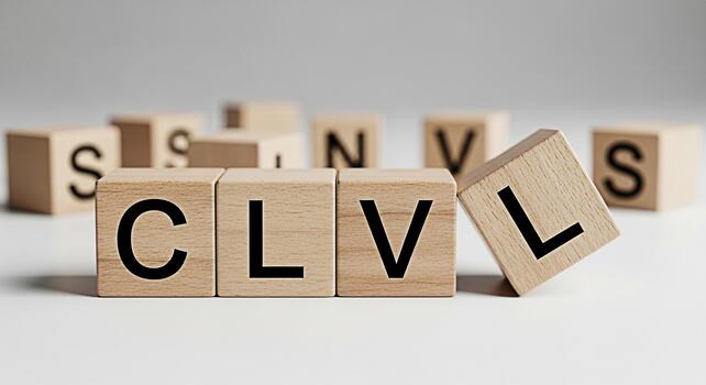 Wooden blocks spelling out CIVILS on a white surface creating a conceptual image for construction engineering and infrastructure projects conveying stability and precision in a minimalist studio setti photo