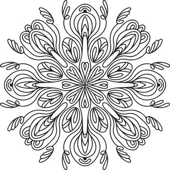 Abstract floral pattern background with decorative flower elements vector