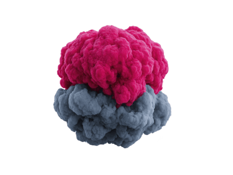 rosa e grigio Fumo nube isolato su trasparente sfondo mostrando drammatico astratto e dinamico movimento ideale per creativo design digitale arte o visivo effetti progetti png