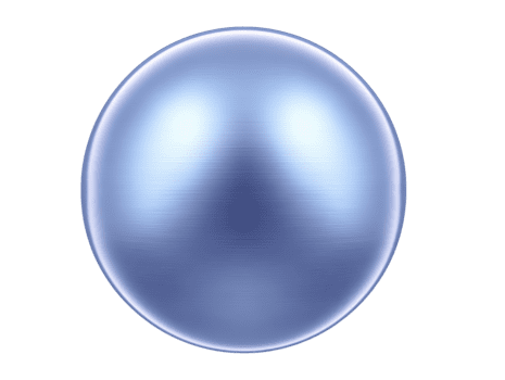 metálico azul esfera com escovado textura, isolado em transparente fundo, refletindo luz, moderno e futurista, adequado para projeto, tecnologia, ou abstrato conceitos png