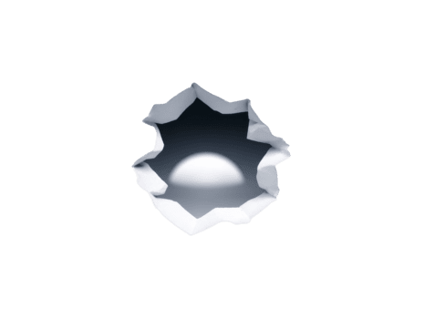 trasig papper hål med ojämn kant avslöjande mörk skugga och genomskinlighet bakgrund, isolerat, kreativ begrepp, dramatisk, tömma Plats, design element png