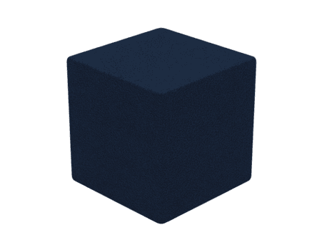 buio blu strutturato cubo, geometrico forma, isolato su trasparente sfondo, moderno minimo disegno, 3d rendering, astratto arte, adatto per digitale grafica e creativo progetti png