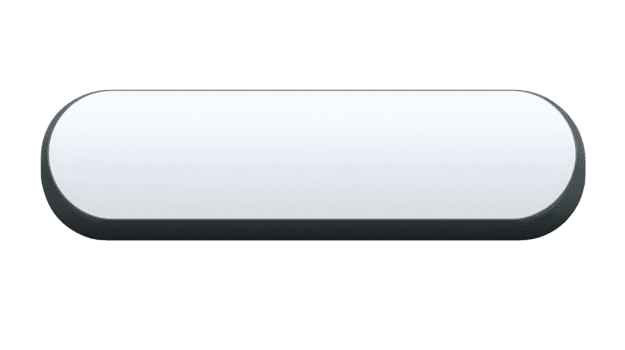 vit avrundad rektangel knapp, glansig yta, modern minimal stil, isolerat på transparent bakgrund, lämplig för webb gränssnitt, app design, eller användare gränssnitt element png