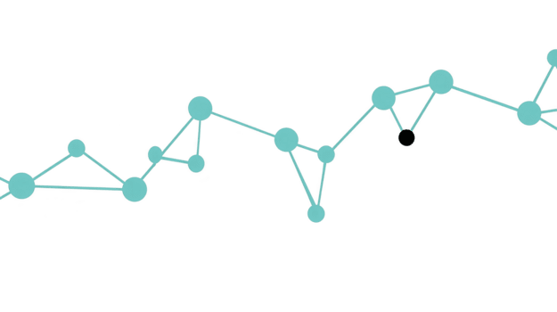 dados visualização linha gráfico azul pontos conectado pontos analytics Estatisticas crescimento tendência abstrato transparente fundo moderno mínimo digital o negócio finança tecnologia rede em formação png