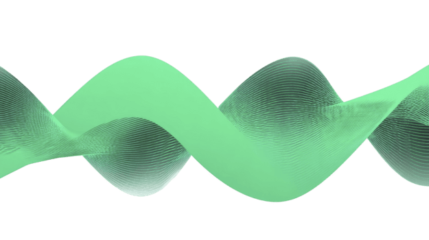 verde astratto onda liscio fluente linea moderno digitale arte minimalista sfondo dinamico movimento futuristico design creativo energia tecnologia ispirato elegante curva tranquillo umore png