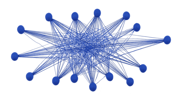 rede conexão dados tecnologia digital abstrato azul Ciência comunicação sistema nós Formato complexo rede do interligado linhas simbolizando digital comunicação e moderno tecnologia png