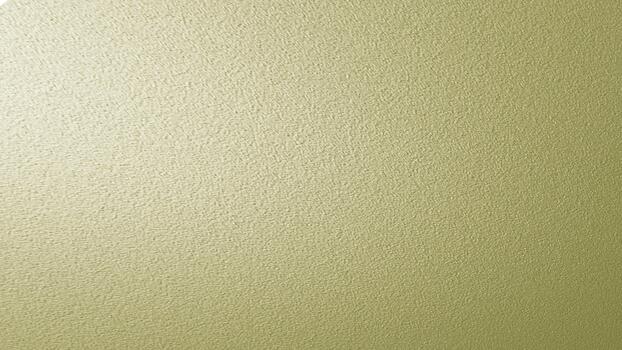 Detailed macro shot of a grainy, painted wall with a rough plaster texture. Abstract background in a muted olive green color with a subtle light gradient photo