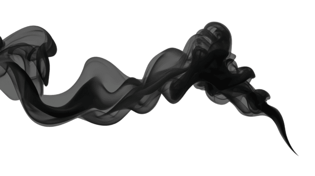 nero Fumo vortice, astratto trasparente onda, isolato su trasparenza sfondo, elegante fluente forma, moderno design elemento, misterioso e dinamico, adatto per creativo progetti png