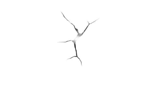 rachado superfície com irregular arestas e transparência fundo, semelhante a quebrado vidro ou estragado parede, isolado para Projeto usar, dramático e intenso visual efeito png
