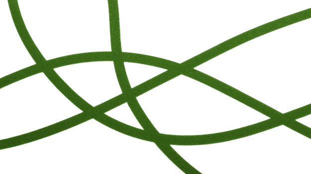 verde curvo Linee intersecare su trasparenza sfondo, la creazione di astratto, moderno modello con dinamico e energico tatto, adatto per sfondi o grafico design progetti png