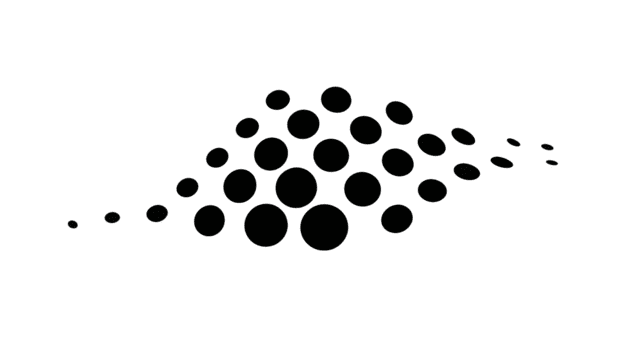 resumen negro punto modelo geométrico circular diseño moderno mínimo estilo aislado en transparencia antecedentes adecuado para tecnología digital o creativo conceptos limpiar y dinámica visual efecto png