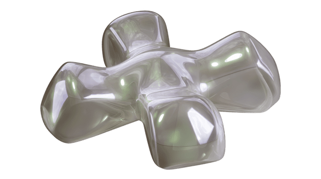 traslucido astratto forma lucido superficie futuristico design morbido bordi 3d interpretazione leggero riflessione moderno scultura liscio struttura digitale arte creativo concetto png