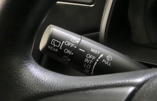 Windshield wiper switch. The switch for adjusting the windshield wipers photo